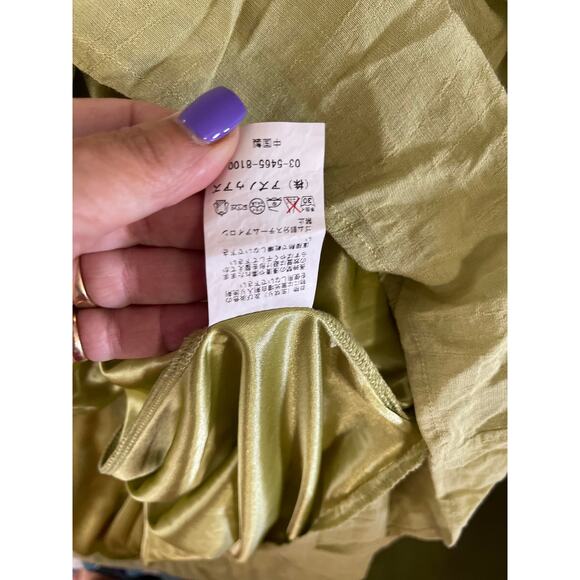 You Know as Pinky tunic dress top women's large chartreuse green size large - Picture 10 of 16